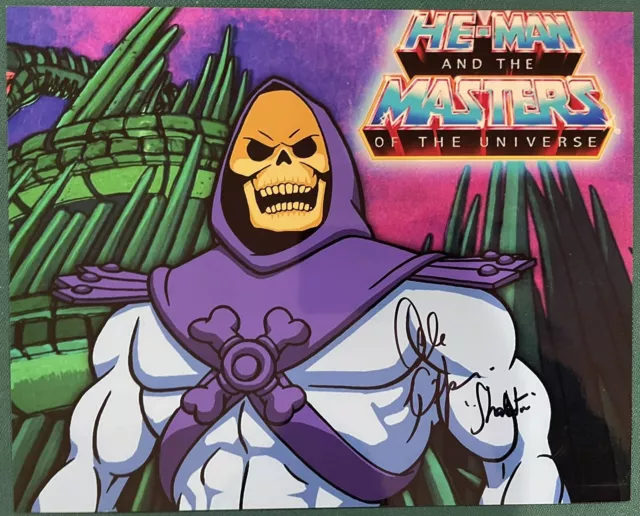 Alan Oppenheimer Skeletor He-Man MOTU Signed Autographed 8x10 Photo