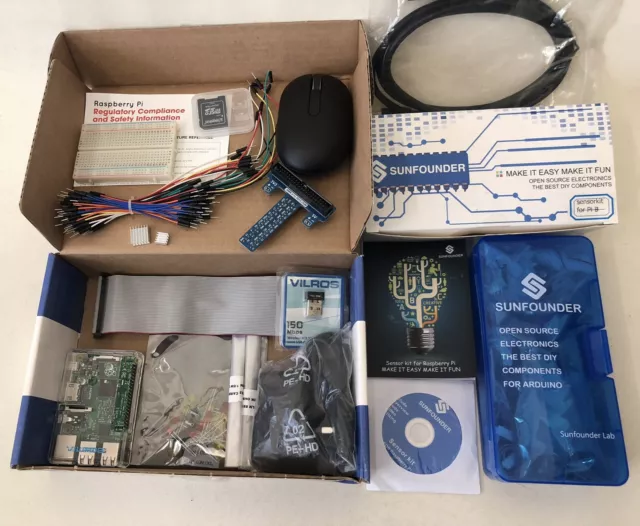 Raspberry Pi  Vilros RP 2 Modle B Bundel with SunFounder 37 Modules Sensor Kit