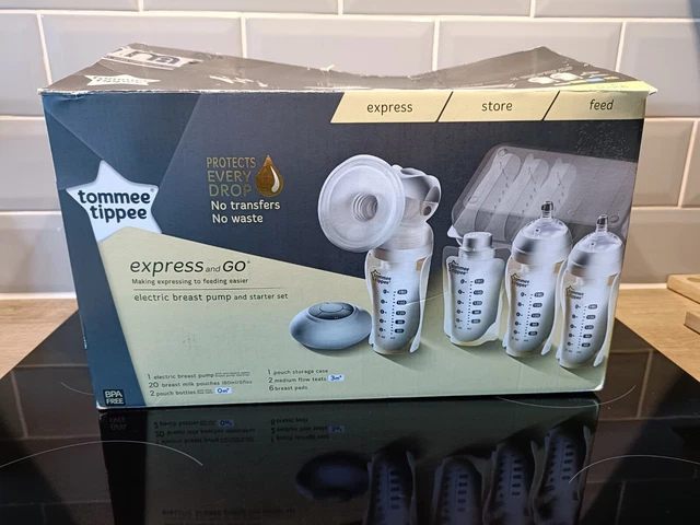 Tommee Tippee Express and Go Electric Breast Pump + starter pack