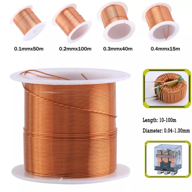Cable Copperr Wire Magnet Wire Enameled Copperr Winding Wire Coil 0.04mm-1.3mm