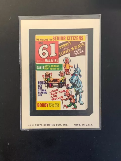 1974 Topps Wacky Packages 61 Magazine 11th Series 11 NM-