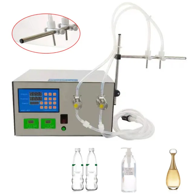 2-Head Filling Machine Magnetic Pump +LED Liquid Crystal Display Touch Panel