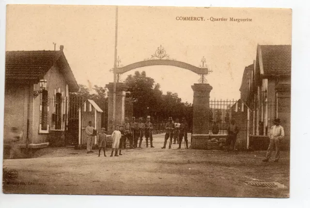 Theme MILITARY LIFE BARRACKS CPA 55 COMMERCE Quartier Margueritte 1914 card