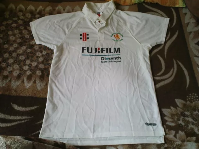 Rare Cricket Shirt - Billingham Synthonia Cricket Club Home Away Size M