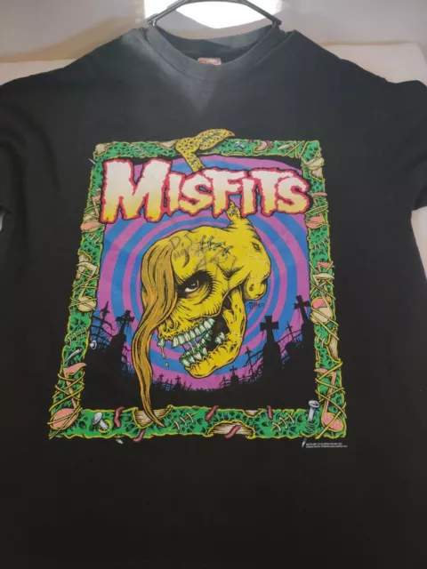 The Misfits 25 years short Sleeve Jerry Only Autograph t shirt Danzig xl munster