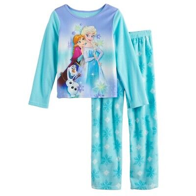 TiaoBug Chemise de Nuit Fille Princesse Reine des Neiges Robe de Chambre Vêtement de Nuit Pyjama 5-10 Ans 
