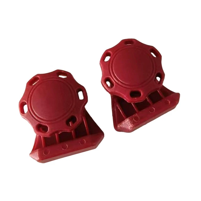 4 Figurines De Joueurs De Football Pour Table De Baby-foot - Remplacement Rouge Et Bleu, Style Tournoi, Plastique Durable