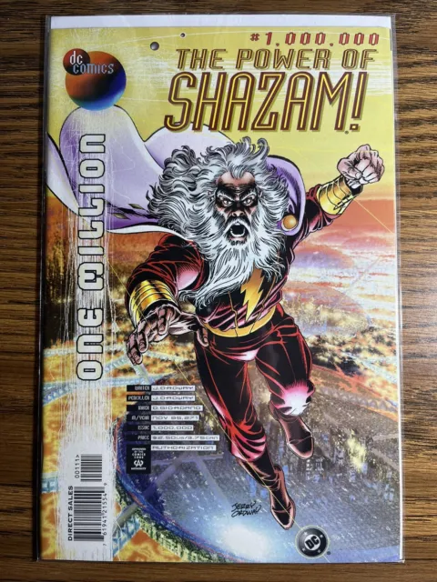 The Power Of Shazam 1,000,000 Jerry Ordway Cover & Story Dc Comics 1998