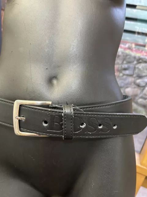 Hugo Boss Women’s Black Leather Belt