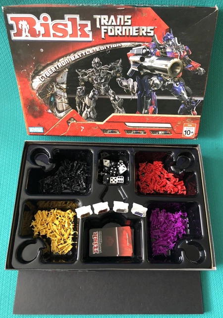 RISK TRANSFORMERS, CYBERTRON War Edition Battle Strategy Complete board ...