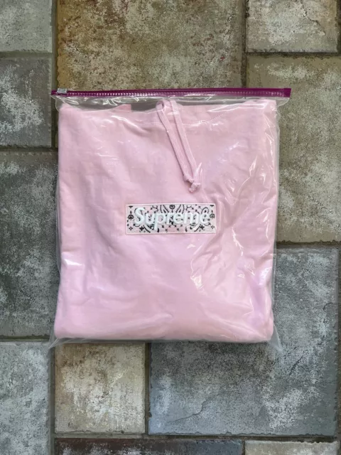Pink bandana hotsell supreme hoodie