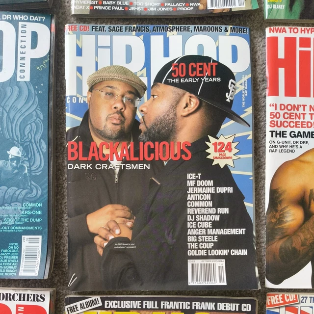 HIP HOP CONNECTION Jan/Feb 2005 Magazine Necro no CD From
