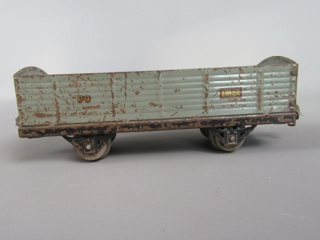 JEP O 1/48, N° 4698 WAGON PLATEFORME, PLAT A RANCHER TRANSPORT TRONC