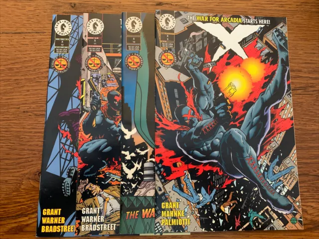 X Lot of 4 issues #9 10 11 12 Dark Horse Comics (1994) NM/MT Unread Condition