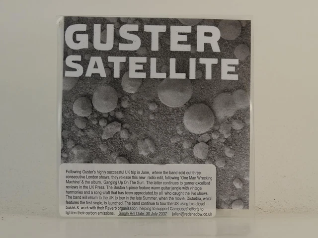 GUSTER SATELLITE (H1) 1 Track Promo CD Single Picture Sleeve REPRISE