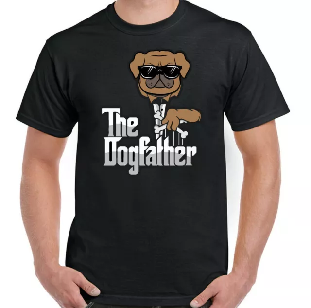 THE DOG FATHER T-SHIRT, Mens Funny DOGFATHER Tee Top Father's Day Dad Daddy Pops