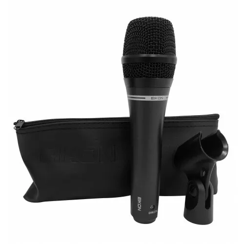 Eikon Dm226 Microfono Dinamico Per Voce Canto Microfono A Mano Karaoke + Clip