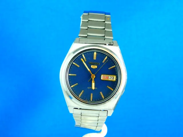 Vintage Seiko 5 Day-Date 7009-876A 17J Automatic Mens Watch Serviced C.1981