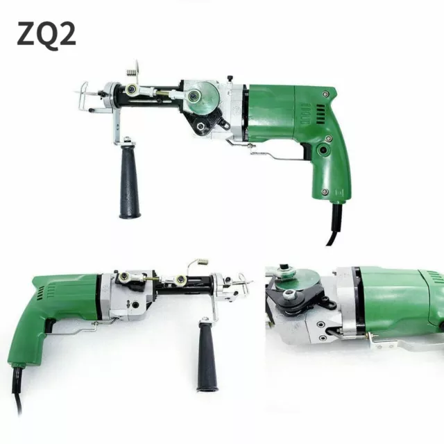 Nuevas máquinas eléctricas de alfombras de pistola de mano ZQ-2: pueden cortar pilas y pilas de bucle