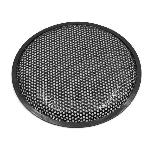 10" Subwoofer Protector Rejilla Plástico Negro Cubierta Malla Altavoz Coche