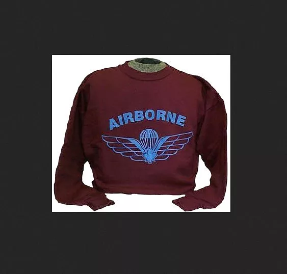 Canadian Airborne Parawings Para wings Parachutists Paratrooper Sweatshirt