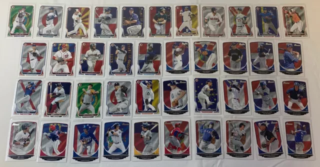 Lot De 41 Bowman Hometown Variation Baseball Cartes ~2013,2014