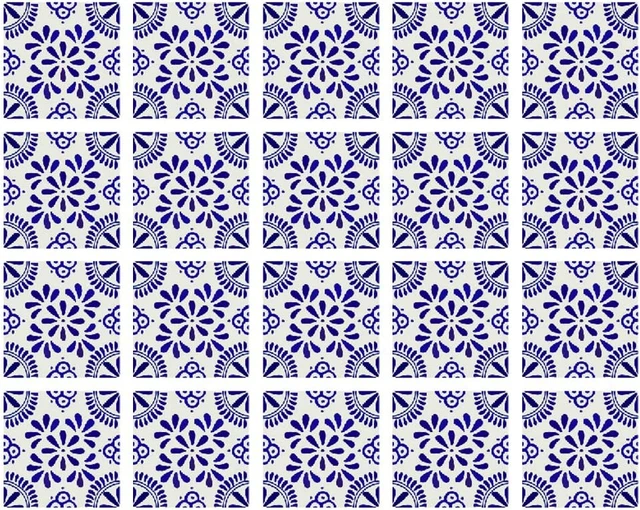 Poromoro Español Portugués Azulejo Estilo Salpicadero Peeling y Palo Azulejo Set de