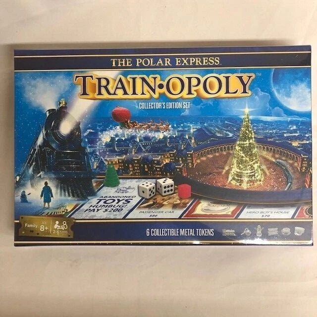 THE POLAR EXPRESS TrainOpoly Board Game Collector's Edition Sealed £14
