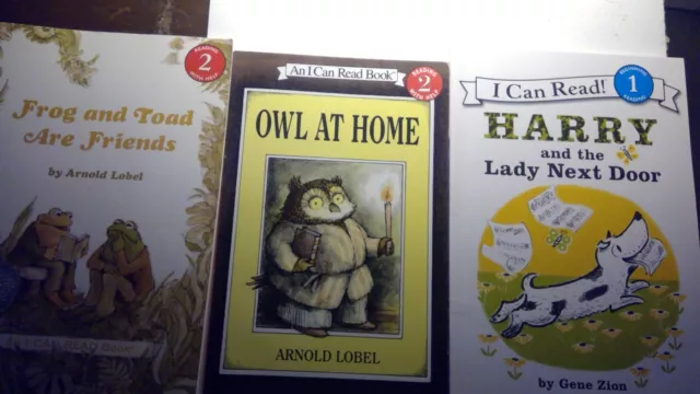 Harry and the Lady Next Door, Owl at home, Frog & Toad 3 New Books Lot