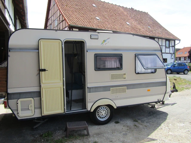 wohnwagen Hobby 420 Classic gebraucht mit vorzelt
