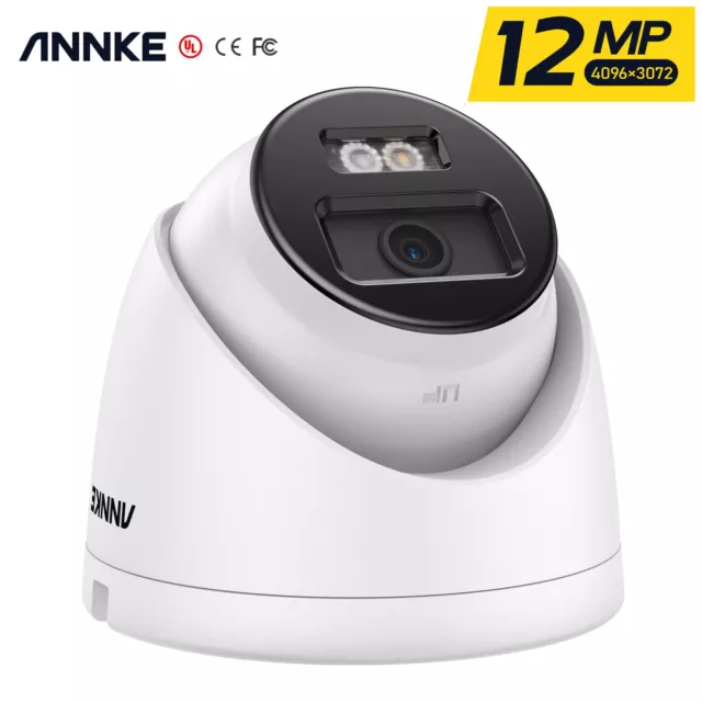 ANNKE 12MP C1200 POE Audio Überwachungskamera Farbnachtsicht Turret IP Kamera