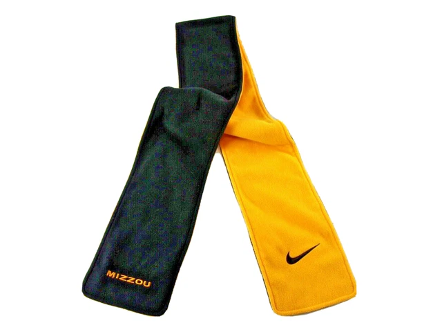 University of Missouri Tigers Thick Double Sided Black/Gold Scarf From Nike