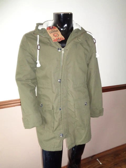 Parka Garçon Hiver Rétro Rembourrée - Manteau Scolaire à Capuche Avec Fausse Fourrure | MyShoeStore