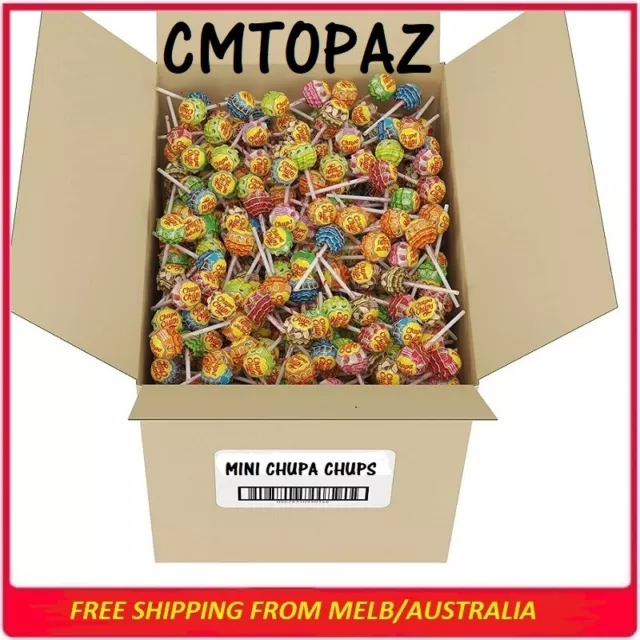 Chupa Chups Lollipops Assorted Flavor Mini Select 35/50/100/150 PCS FREE POST