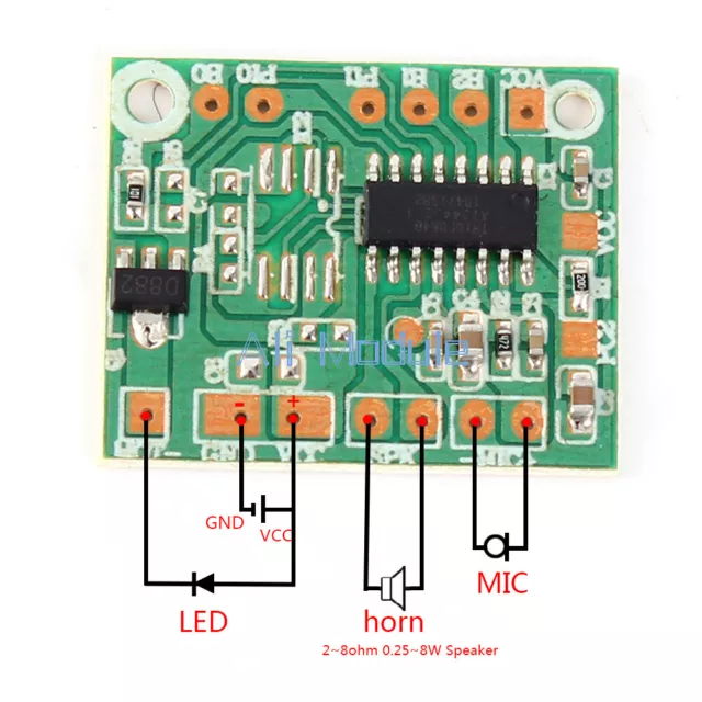 NEW DIY Sound Module For Toy Voice Record Intelligent Playback Module Sound IC