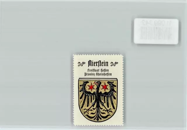 11099342 - 6505 Nierstein Vignette Wappen Kaffee Hag ca 1920-1940 Vignetten /