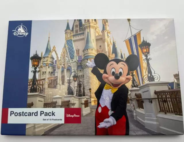 Disney Parks Mickey Mouse POSTCARD PACK set of 10 Chip Dale Minnie