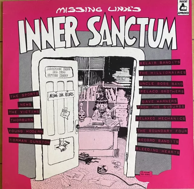 Various ‎– Missing Links Inner Sanctum LP (VINYL 1979 OZ VG+/VG+) Rare Punk, KBD