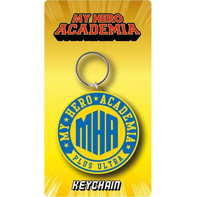 My Hero Milieu Universitaire Logo - Porte-Clé en Caoutchouc 5 CM - Pyramid