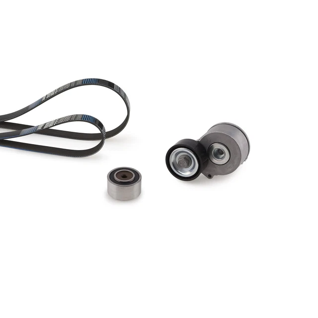 GATES Kit Cinghie Poly-V K146PK1053 - Kit Micro-V Con Componenti Per Trasmissione Auto - 3