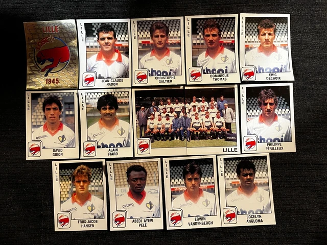 VIGNETTE PANINI FOOT 1990 Equipe Dunkerque Division 2 # 394