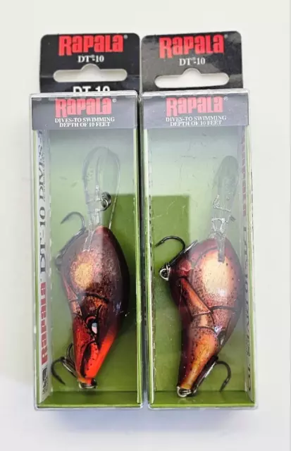 8) RAPALA DT10 Fishing Lures Crankbaits Lot of 8, Discontinued Colors!  $74.99 - PicClick