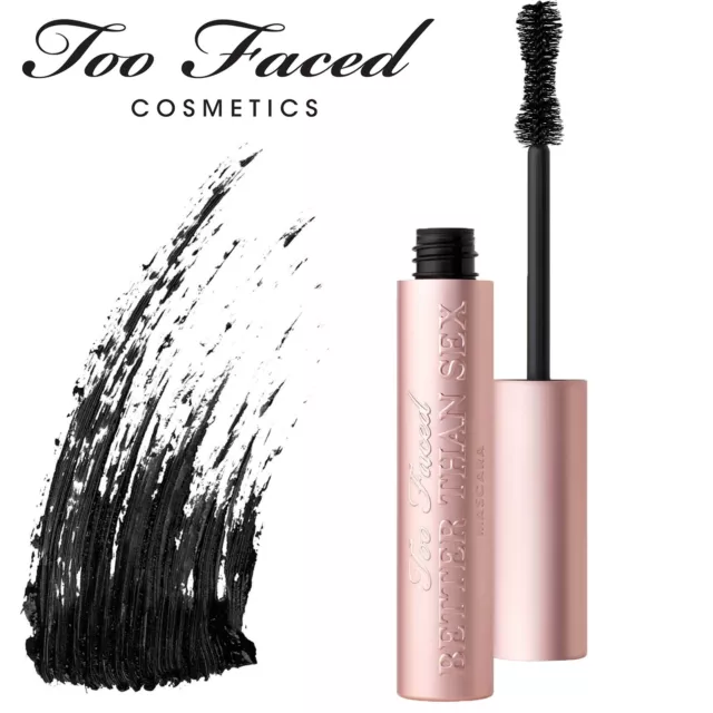 Too Faced Better Than Sex Mascara 8ml schwarz UK Verkäufer schneller Versand