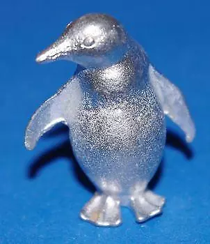 Zinngießform Silikonform Zinn giessen Pinguin ca. 20g Reinzinn