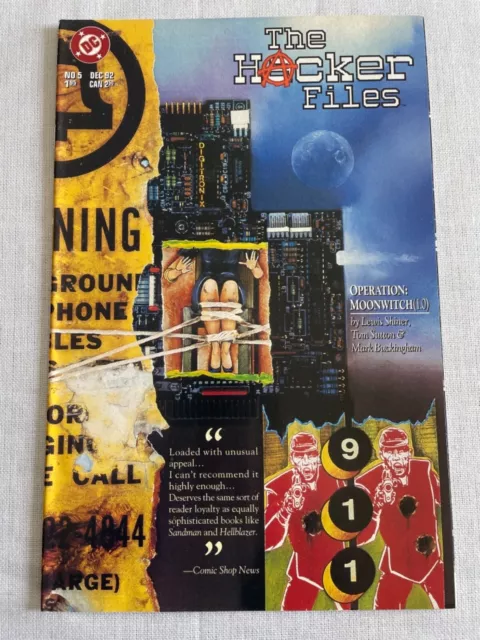 The Hacker Files #5  Vol 1 (DC, 1992) VF