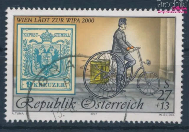 Briefmarken Österreich 1997 Mi 2222I gestempelt Radfahren (10099808
