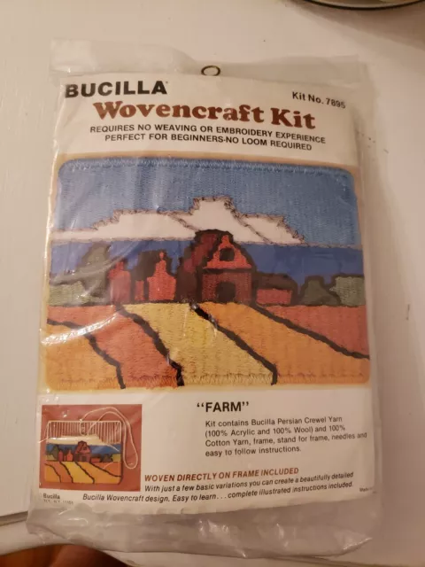 Bucilla Wovencraft Kit No. 7895 Farm