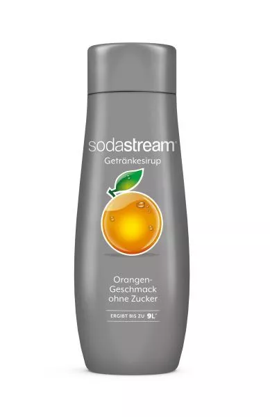 Sodastream Sirup Orange ohne Zucker, 440 ml Getränkesirup Konzentrat