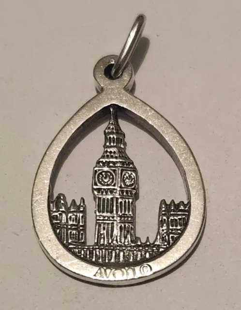 Vintage Sterling Silver Avon 925 Charm / Pendant Big Ben London