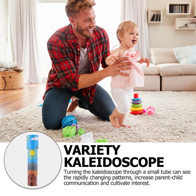 4 PCS JOUET Éducatif Pour Enfants Scientifique Kaléidoscope Parent